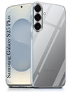 For Samsung Galaxy S25 Plus Back Cover Case Silicone (Clear Shockproof Case with Camera Protection | Soft and Flexible | Transparent)