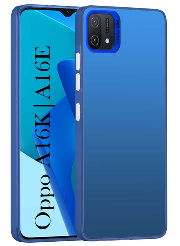 For Oppo A16K | A16e Hard Back Cover Case (Velvet Touch | Professional Glossy Finish | Camera Protection Bump)
