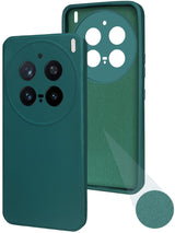 For Vivo X200 Pro 5G Back Cover Case (Matte Finish Silicone with Inside Fiber Cloth)