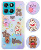 For Motorola Moto G67 Power | G57 Power Back Cover Case (3D Cute Cartoons | Hard Back Side Soft | Matte Premium Finish | HD Printing)