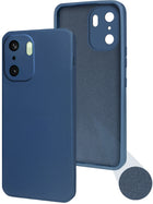 For OnePlus 15R Back Cover Case (Matte Finish Silicone with Inside Fiber cloth)