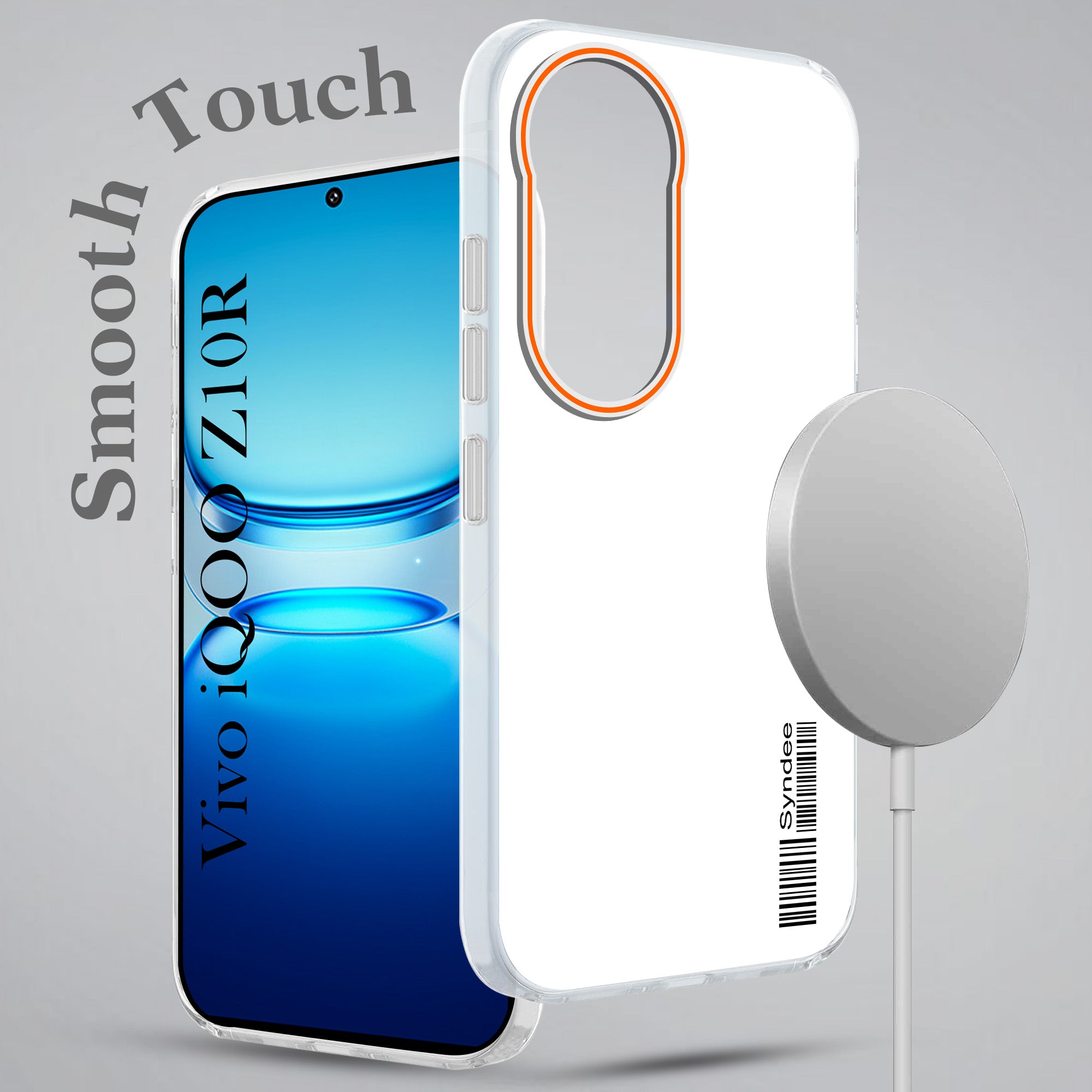 For Vivo iQOO Z10R Back Cover Case (Soft Touch | Camera Bump Protection | MagSafe Compatible | Matte Finish)
