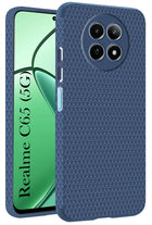 For Realme C65 5G Back Cover Case (Liquid Silicone | Side Grip | Camera Protection)