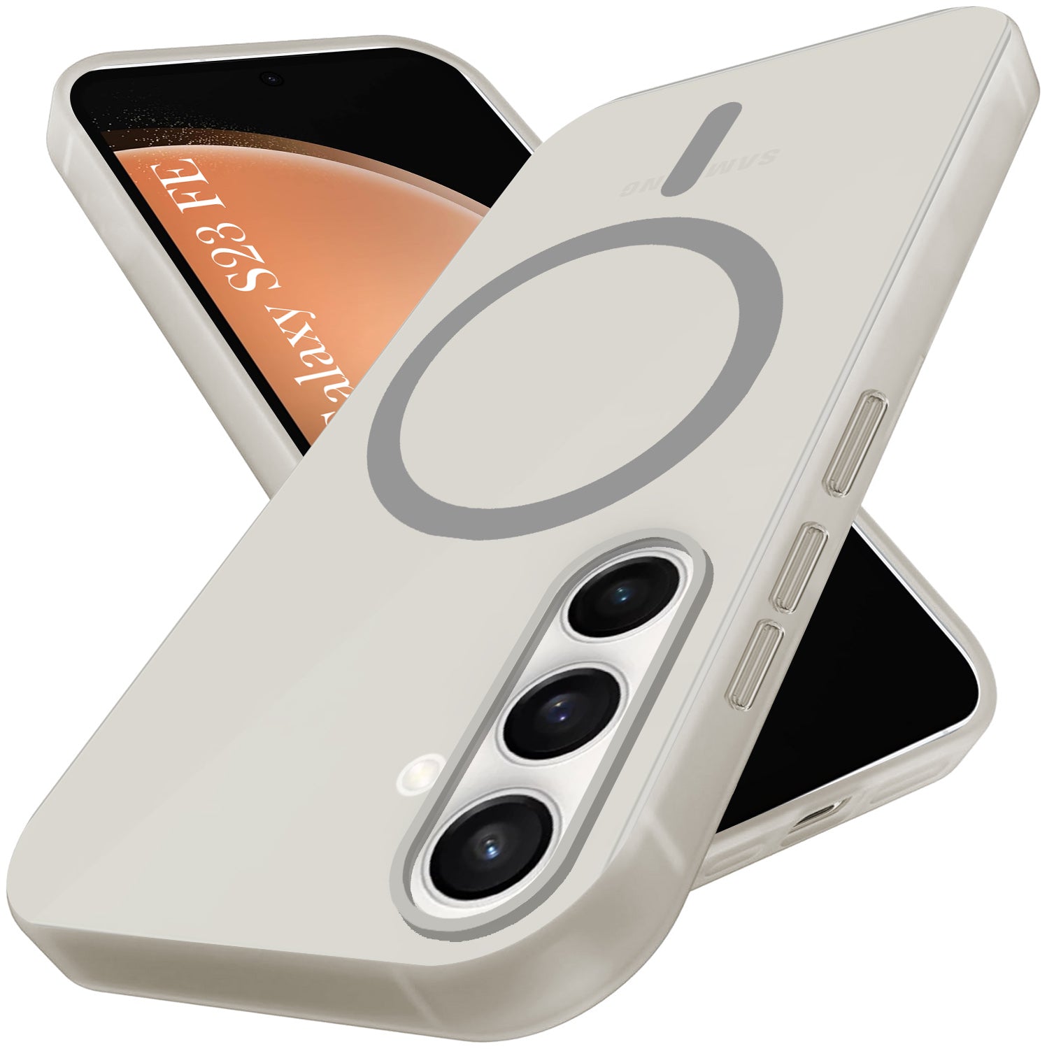 For Samsung Galaxy S23 FE 5G Back Cover Case (Frosted Matte Feel | MagSafe Compatible Wireless Charging | Polycarbonate Material)