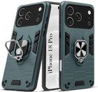 For Apple iPhone 18 Pro Back Cover Case Hybrid Armor (Shockproof Dual Layer Polycarbonate |Ring Holder Kickstand)