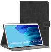 For Flip Cover Folio Case  Samsung Galaxy Tab A7 (2020) (SM-T500, SM-T505, SM-T505N) 10 Inch (PU Leather | Multi-Angle Smart Stand | Card Storage Slots | Silicone Back Pouch)