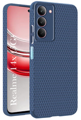 For Realme 14X Back Cover Case  (Liquid Silicone | Side Grip | Camera Protection)