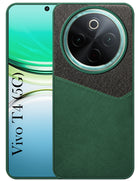 For Vivo T4 Back Cover Case (Dual PU Leather Stitch | Professional Minimalist | Soft and Flexible)