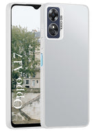 For Oppo A17 Hard Back Cover Case (Velvet Touch | Professional Glossy Finish | Camera Protection Bump)