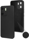 For OnePlus 15R Back Cover Case (Matte Finish Silicone with Inside Fiber cloth)