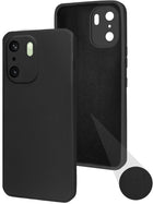 For OnePlus 15R Back Cover Case (Matte Finish Silicone with Inside Fiber cloth)