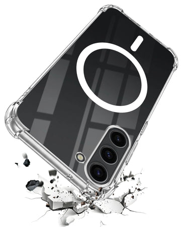 For Samsung Galaxy S23 Plus Back Cover Shockproof Crystal-Clear (Magsafe Wireless Support | Drop & Camera Protection | Hard Polycarbonate)