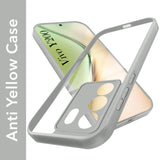 For Vivo Y200 Back Cover Case Ultra-Hybrid  (Lifetime Anti Yellow | Anti Scratch | Crystal Clear Shockproof)