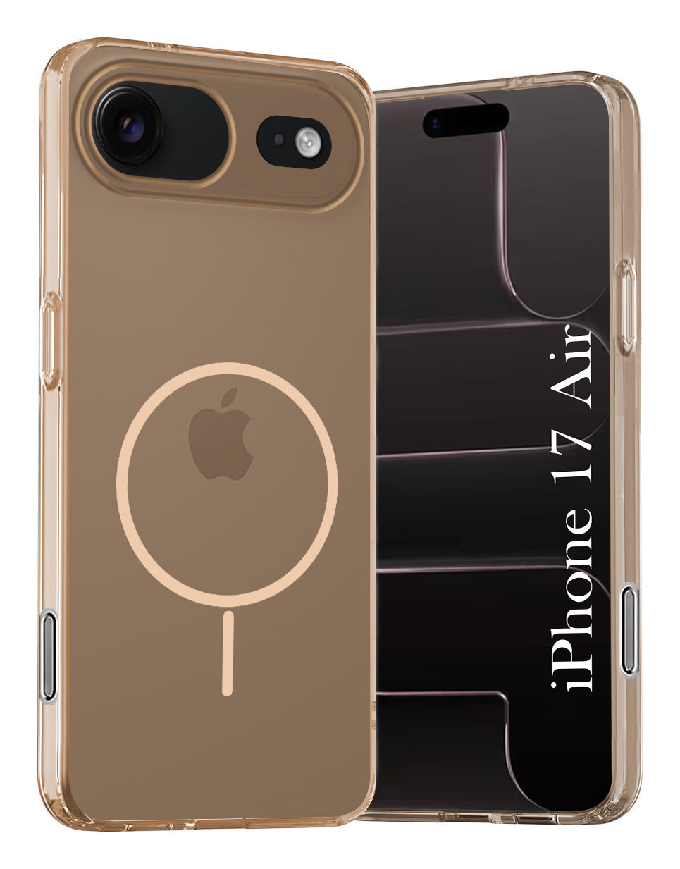 For Apple iPhone 17 Air Back Cover Case Silicone (Slim Paper Thin | Camera Protection Bump | Minimalist Professional | Soft Flexible)