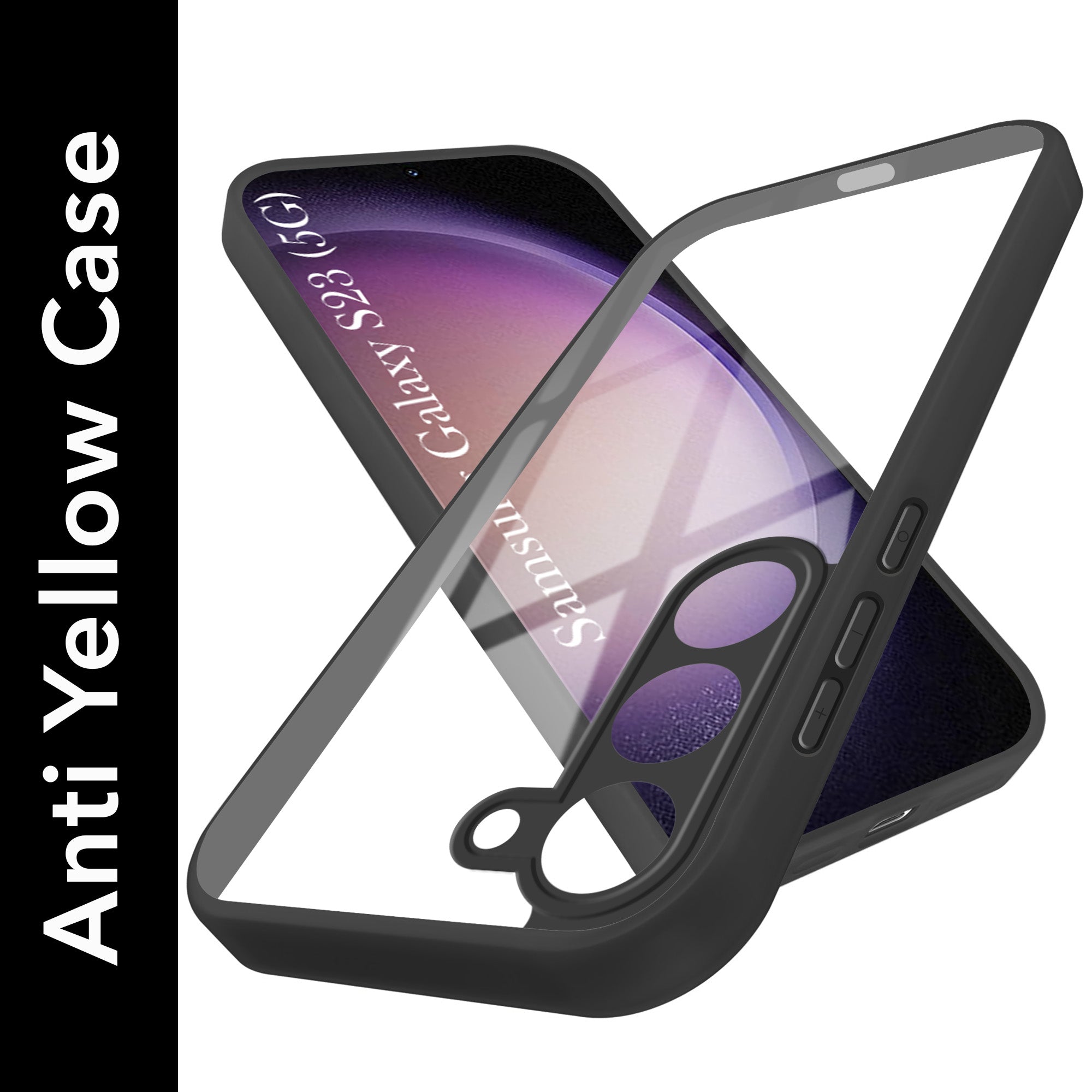 For Samsung Galaxy S23 5G Back Cover Case (Lifetime Anti Yellow | Anti Scratch | Crystal Clear Shockproof)