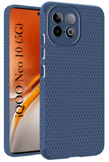 For Vivo iQOO Neo 10 Liquid Silicone Back Cover Case (Camera Protection | Side Grip Texture | Soft and Flexible)