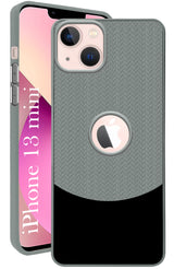 For Apple iPhone 13 Mini Back Cover Case (Elegant PU Leather Finish | Premium Minimalist Professional | Camera Protection Bump)