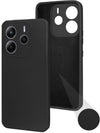 For Redmi Note 14 5G | Redmi Note 14 SE Back Cover Case ( Matte Finish Silicone with Inside Fiber cloth)