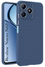 For Realme Narzo N63 Back Cover Case (Liquid Silicone | Side Grip | Camera Protection)
