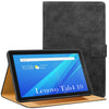 For Lenovo TAB 4 10 Inch TB-X304L Flip Cover Folio Cover (PU Leather | Multi-Angle Smart Stand | Card Storage Slots | Silicone Back Pouch)