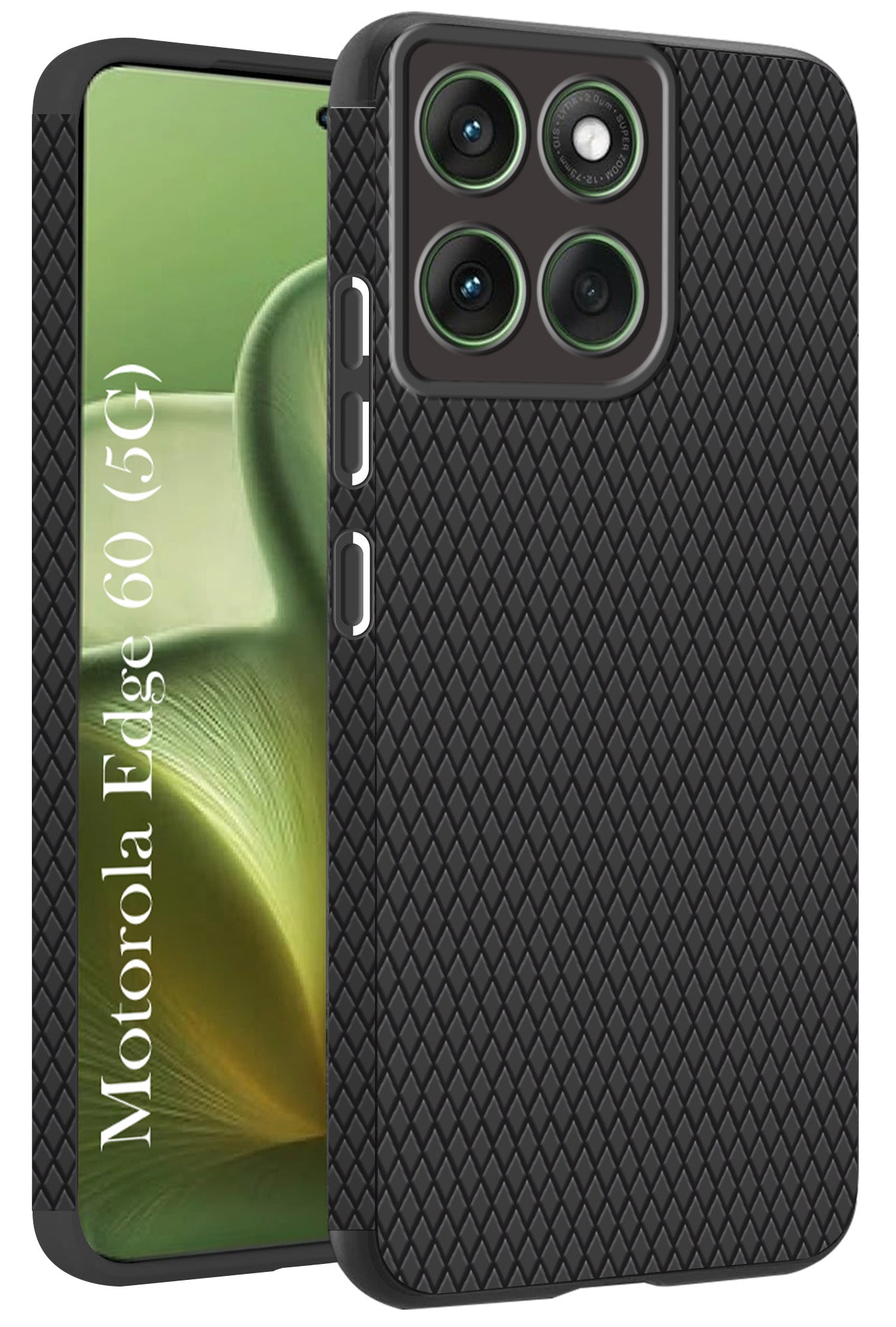 For Motorola Moto Edge 60 Back Cover Case (Liquid Silicone | Side Grip | Camera Protection)