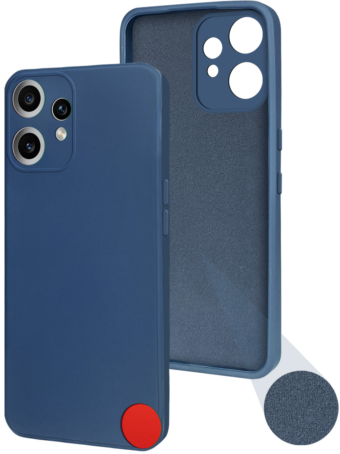 For Nothing CMF Phone 2 Pro Back Cover Case (Matte Finish Silicone with Inside Fiber cloth)