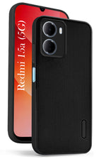 For Redmi 15A 5G Back Cover Case Rubberised (Textured Grip Design | Micro-Fiber Cloth Inside | Slim and Light Weight | Soft Touch and Feel)