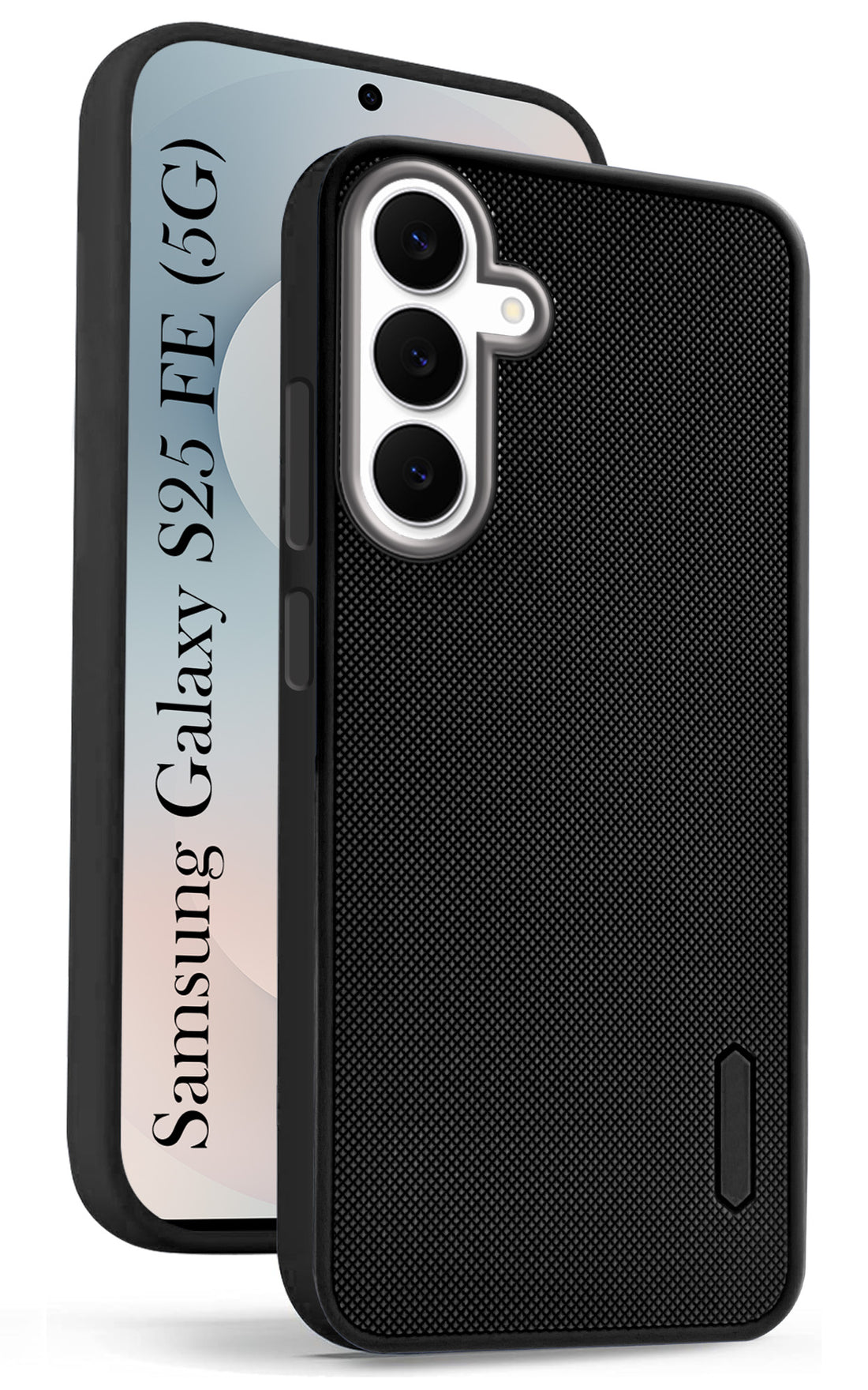 For Samsung Galaxy S25 FE Back Cover Case (Textured Grip Design | Micro-Fiber Cloth Inside | Slim and Light Weight | Soft Touch and Feel)
