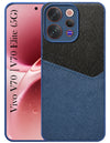 For Vivo V70 | Vivo V70 Elite 5G Back Cover Case (Dual PU Leather Stitch | Professional Minimalist | Soft and Flexible)