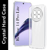 For Realme 14 Pro Lite Back Cover Case (Hybrid Crystal panel with Side Soft PU | Camera Protection | HD Clear Shockproof)
