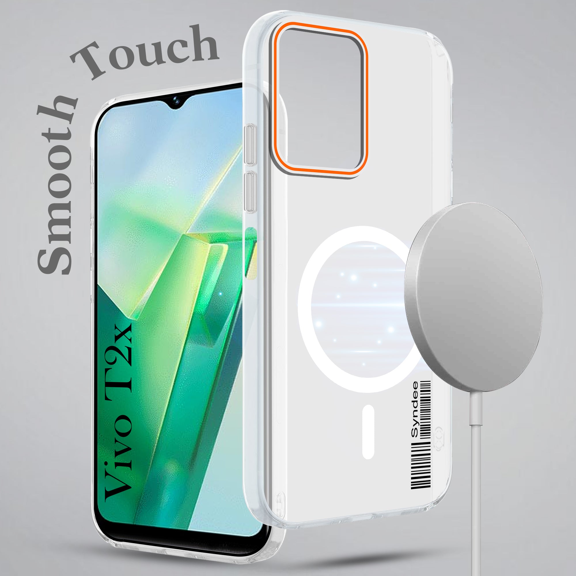 For Vivo T2x Back Cover Case (Soft Touch | Camera Bump Protection | MagSafe Compatible | Matte Finish)