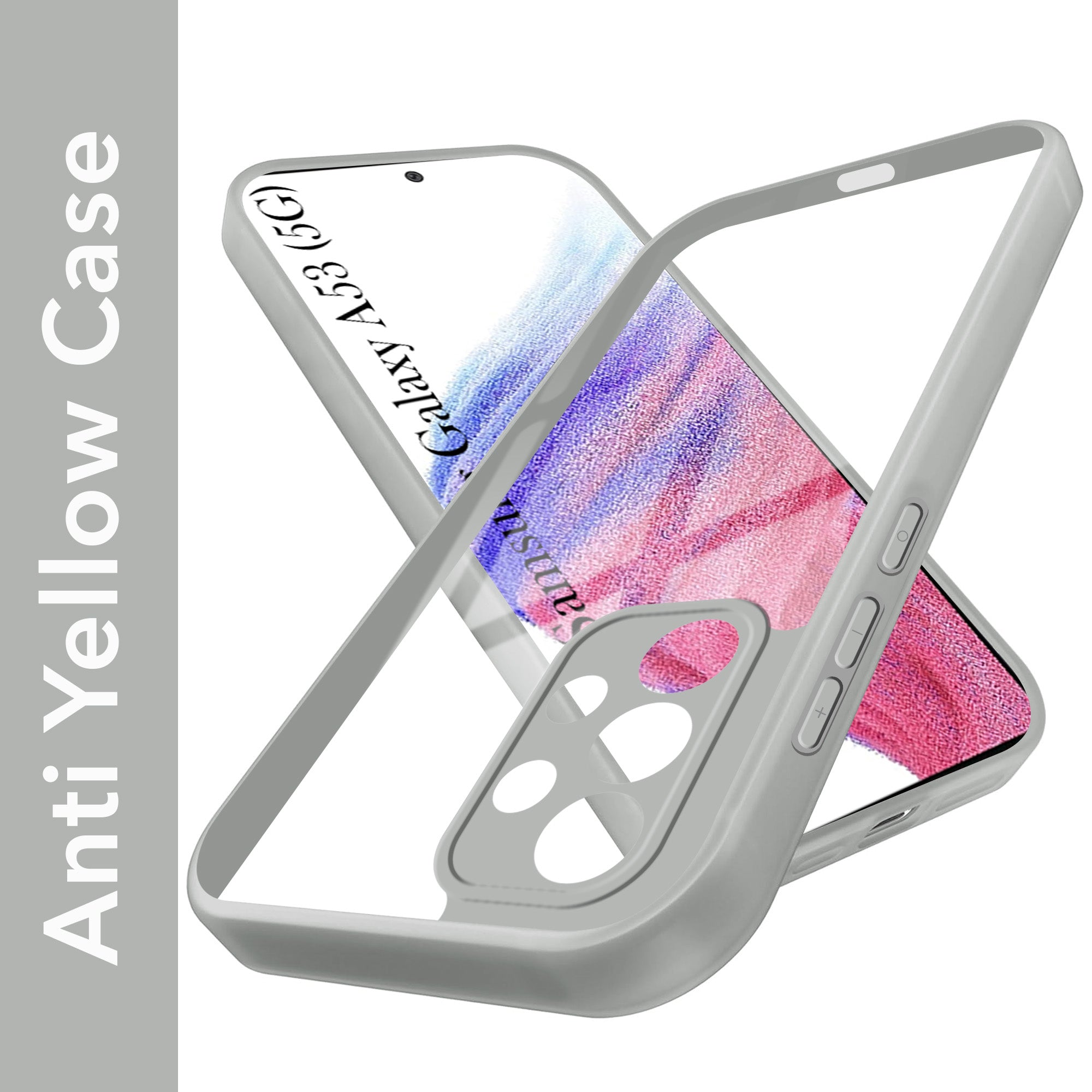 For Samsung Galaxy A53 5G Back Cover Case (Lifetime Anti Yellow | Anti Scratch | Crystal Clear Shockproof)