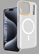 For Apple iPhone 15 Pro Back Cover Case (Soft Touch | Camera Bump Protection | MagSafe Compatible | Matte Finish)