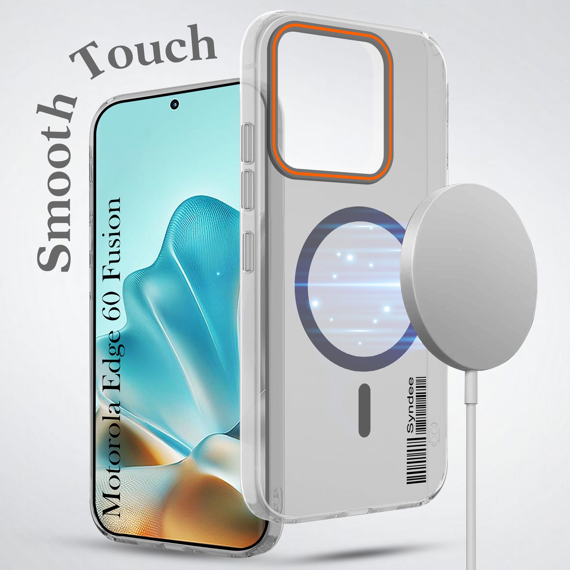 For Motorola Moto Edge 60 Fusion Back Cover Case (Soft Touch | Camera Bump Protection | MagSafe Compatible | Matte Finish)