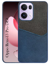 For Oppo Reno13 Pro 5G | Oppo Reno 13 Pro 5G Back Cover Case (Dual PU Leather Stitch | Professional Minimalist | Soft and Flexible)