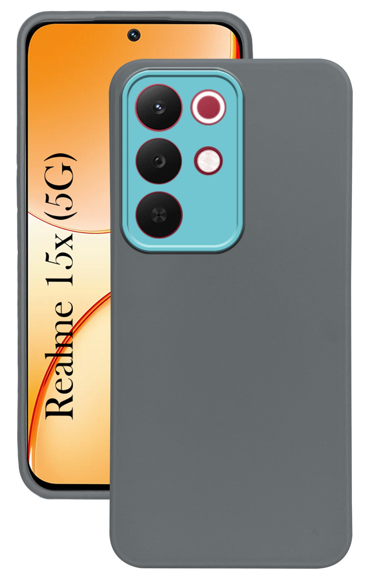 For Realme 15X Back Cover Case (Dual Colour |Full Camera Protection | Sleek and Professional)