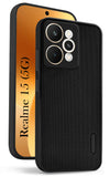 For Realme 15 Back Cover Case (Textured Grip Design | Micro-Fiber Cloth Inside | Slim and Light Weight | Soft Touch and Feel)