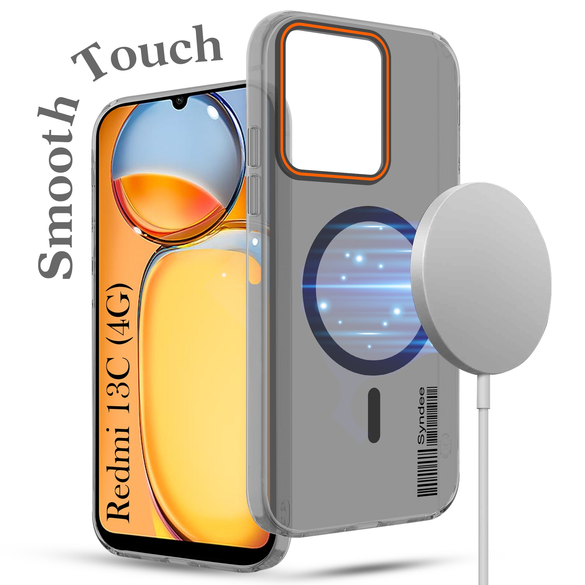 For Xiaomi Redmi 13C 4G Back Cover Case (Soft Touch | Camera Bump Protection | MagSafe Compatible | Matte Finish)