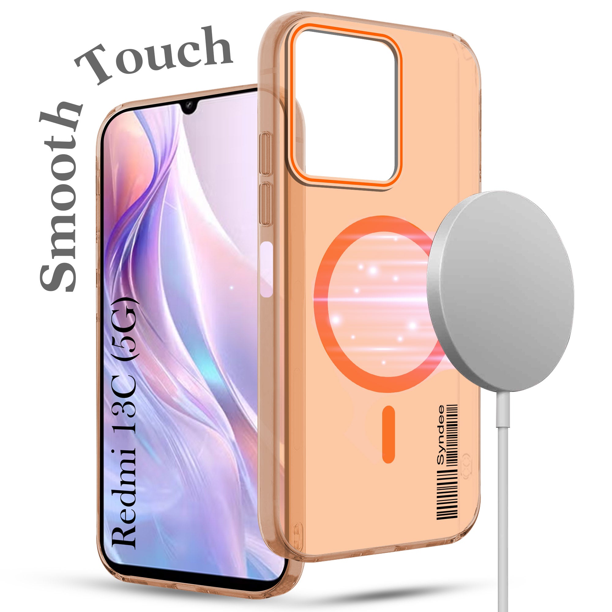 For Xiaomi Redmi 13C 5G Back Cover Case (Soft Touch | Camera Bump Protection | MagSafe Compatible | Matte Finish)