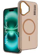 For Apple iPhone 16 Back Cover Case (Soft Touch | Camera Bump Protection | MagSafe Compatible | Matte Finish)