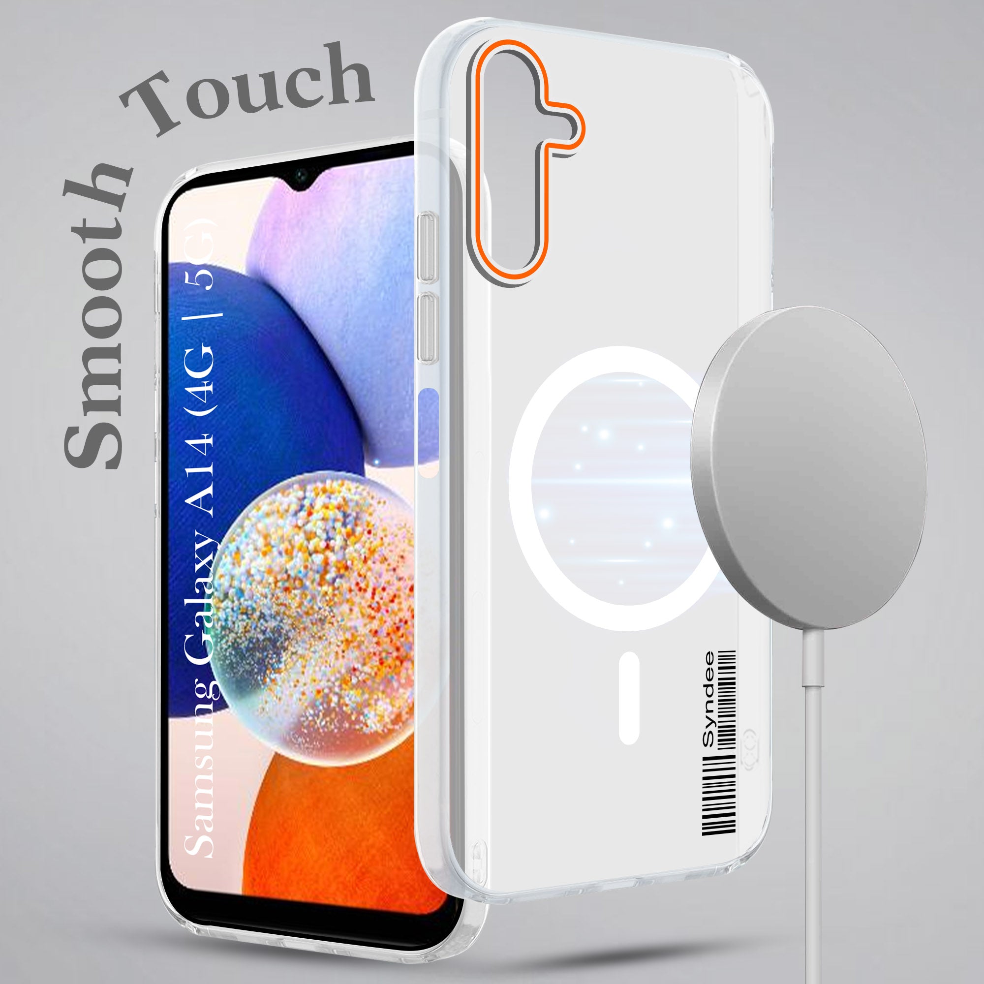 For Samsung Galaxy A14 4G | 5G Back Cover Case (Soft Touch | Camera Bump Protection | MagSafe Compatible | Matte Finish)