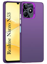 For Realme Narzo N53 Back Cover Case (Velvet Touch | Professional Glossy Finish | Camera Protection Bump)