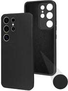 For Samsung Galaxy S24 Ultra Back Cover ( Silicone Clear Shockproof Case with Camera Protection | Soft and Flexible | Transparent)