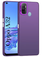 For Oppo A32 Hard Back Cover Case (Velvet Touch | Professional Glossy Finish | Camera Protection Bump)