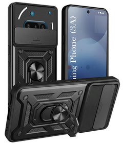 For Nothing Phone 3A 5G Back Cover Case (Hybrid Dual Armor Polycarbonate)