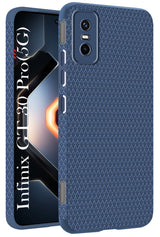 For Infinix GT 30 Pro Back Cover Case (Camera Protection | Side Grip Texture | Soft and Flexible)