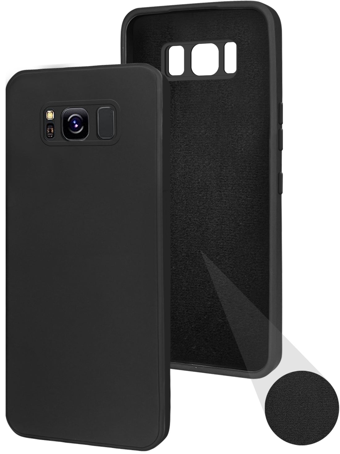 For Samsung Galaxy S8 Back Cover ( Silicone Clear Shockproof Case with Camera Protection | Soft and Flexible | Transparent)