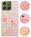 For Motorola Moto Edge 70 Back Cover Case (3D Cute Cartoons | Hard Back Side Soft | Matte Premium Finish | HD Printing)