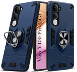 For Vivo Y400 Pro Back Cover Case (Shockproof Dual Layer Polycarbonate |Ring Holder Kickstand)
