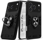 For Apple iPhone 18 Pro Back Cover Case Hybrid Armor (Shockproof Dual Layer Polycarbonate |Ring Holder Kickstand)